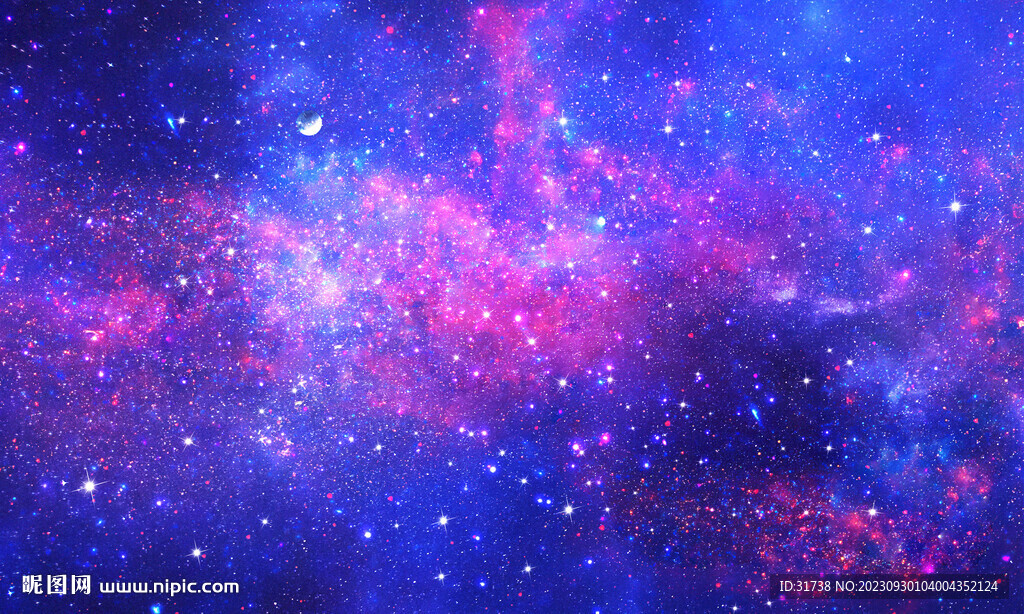 紫色星空背景