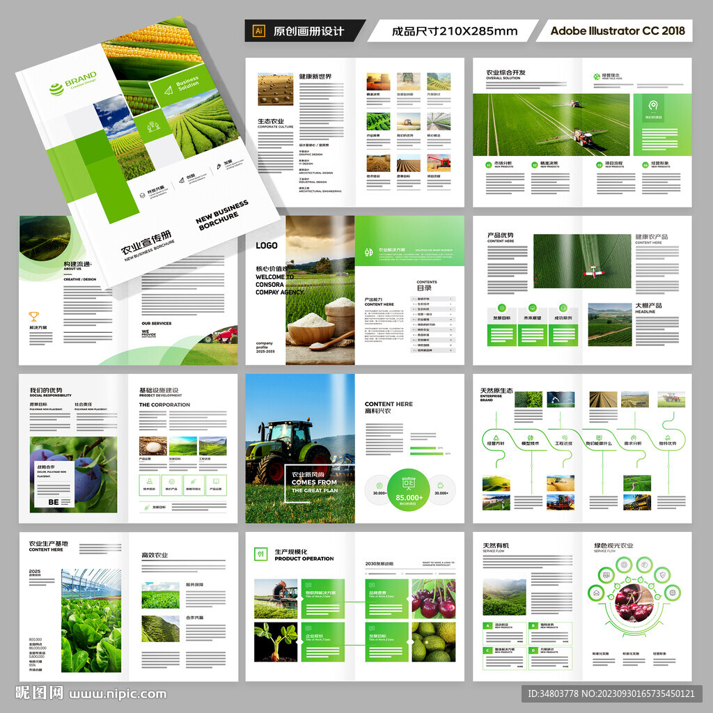 农业合作社画册