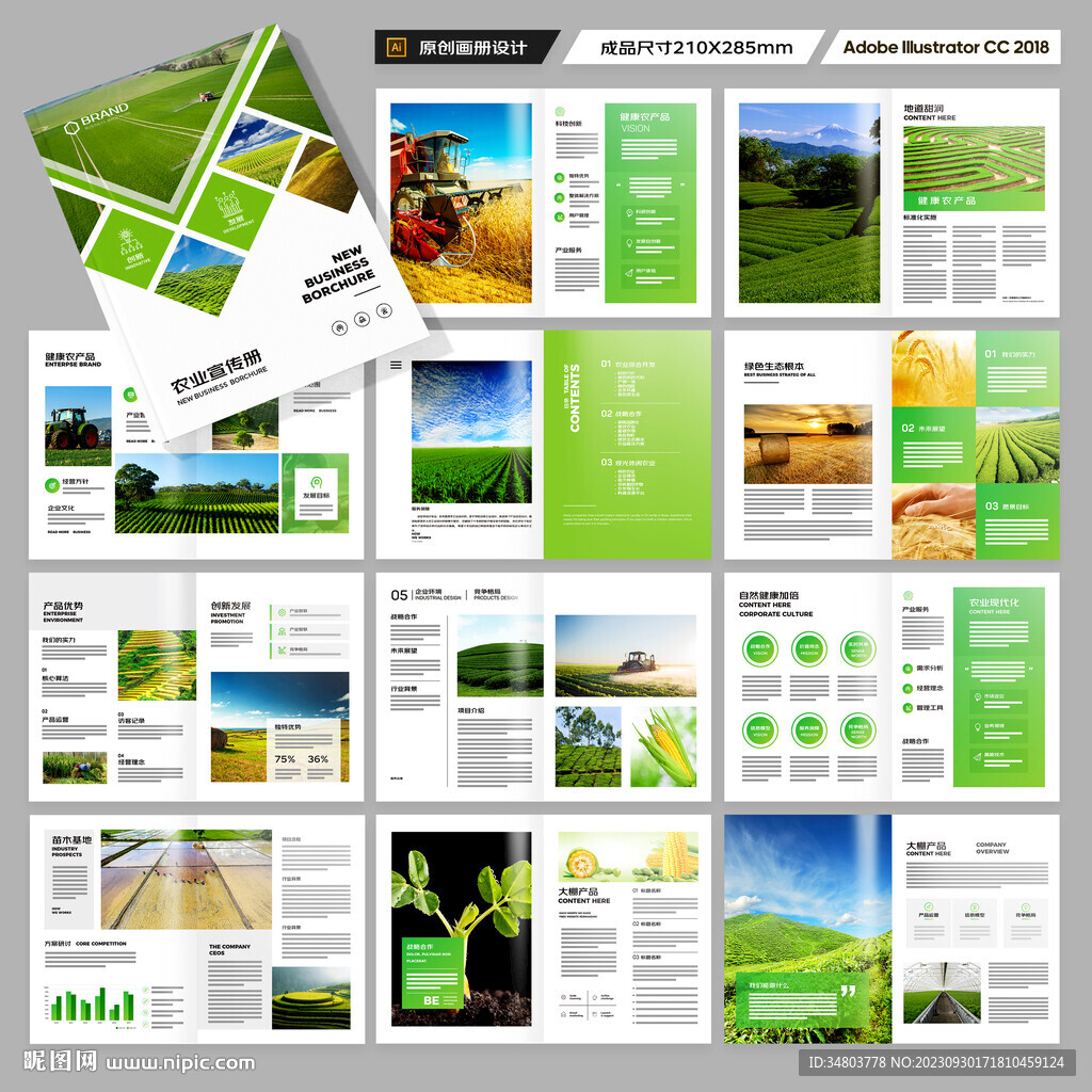农产品画册