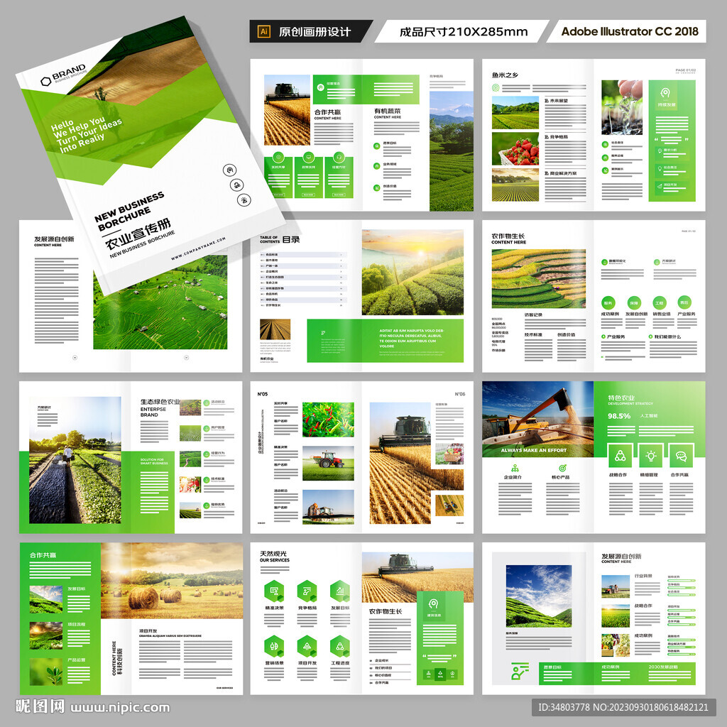 农产品画册