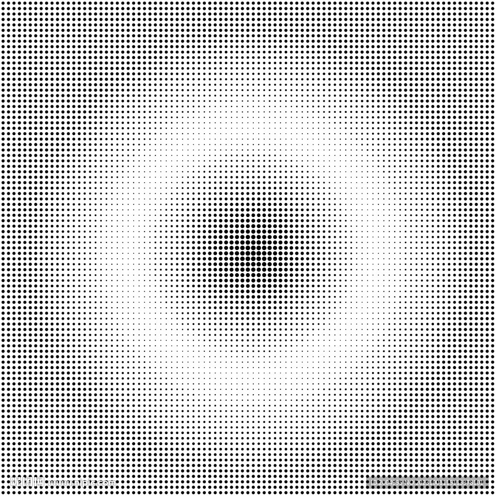 圆点镂空艺术图案