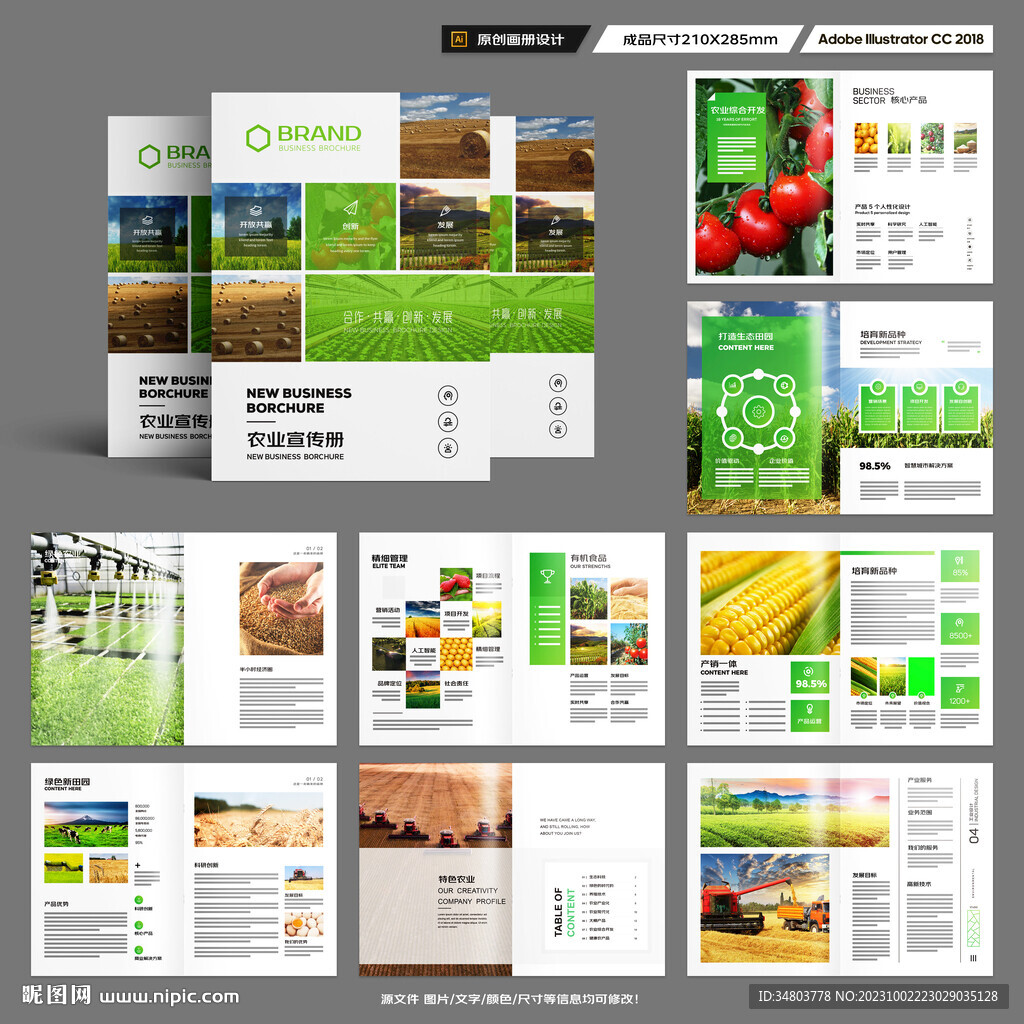 农业合作社画册