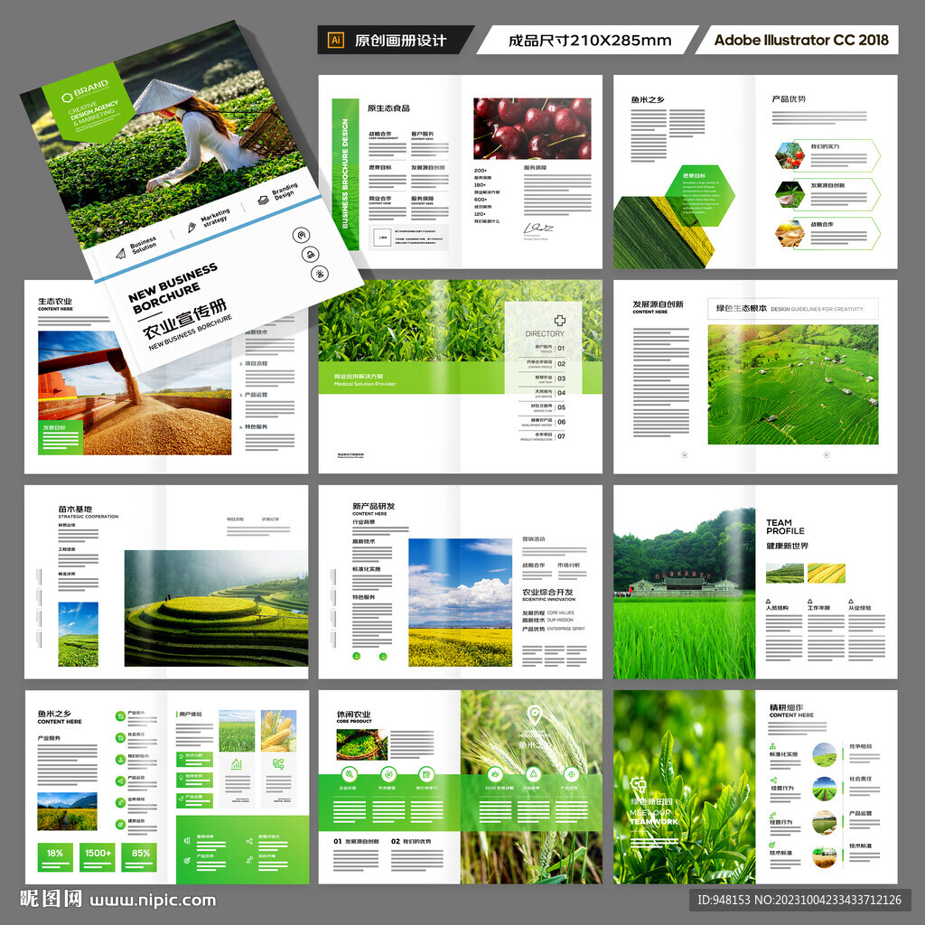 农业合作社画册