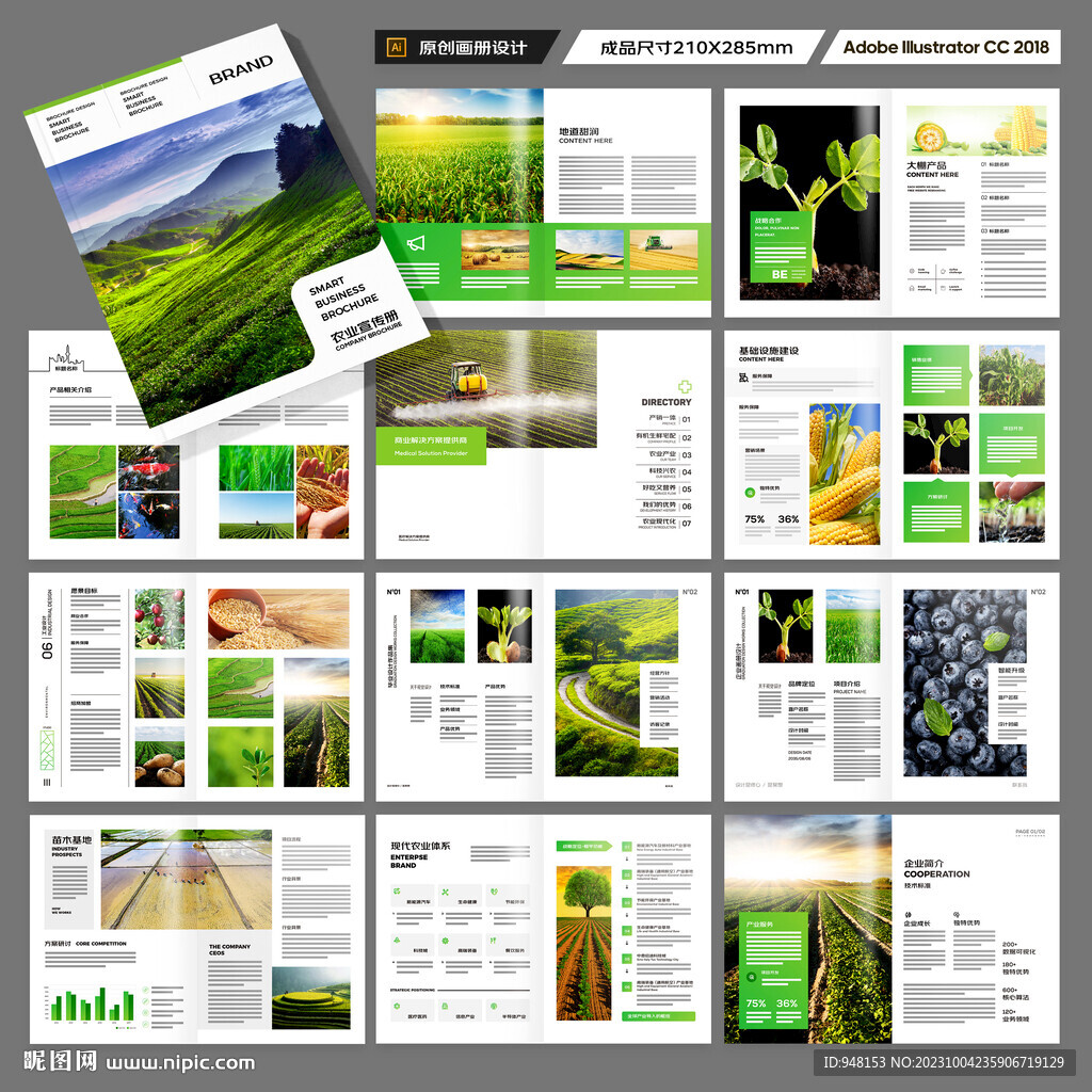 农业合作社画册