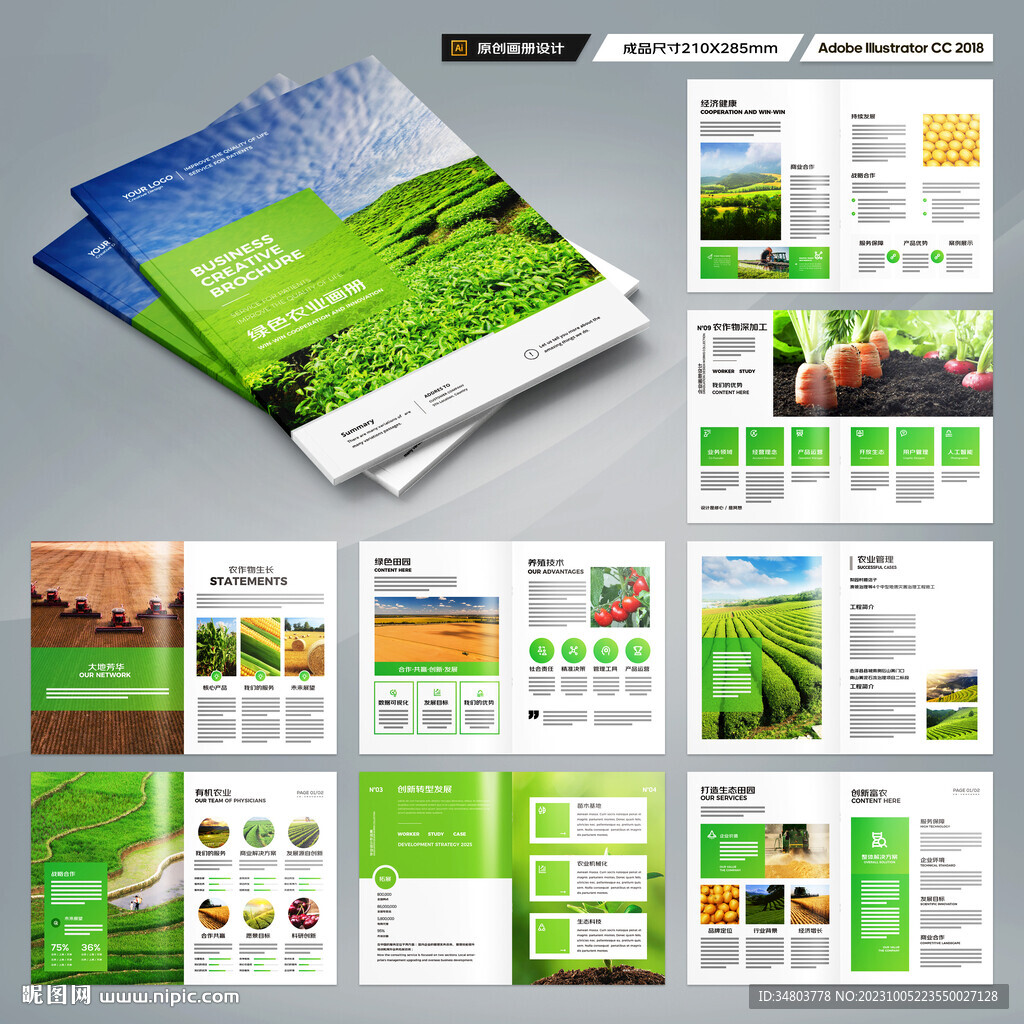 农业合作社画册