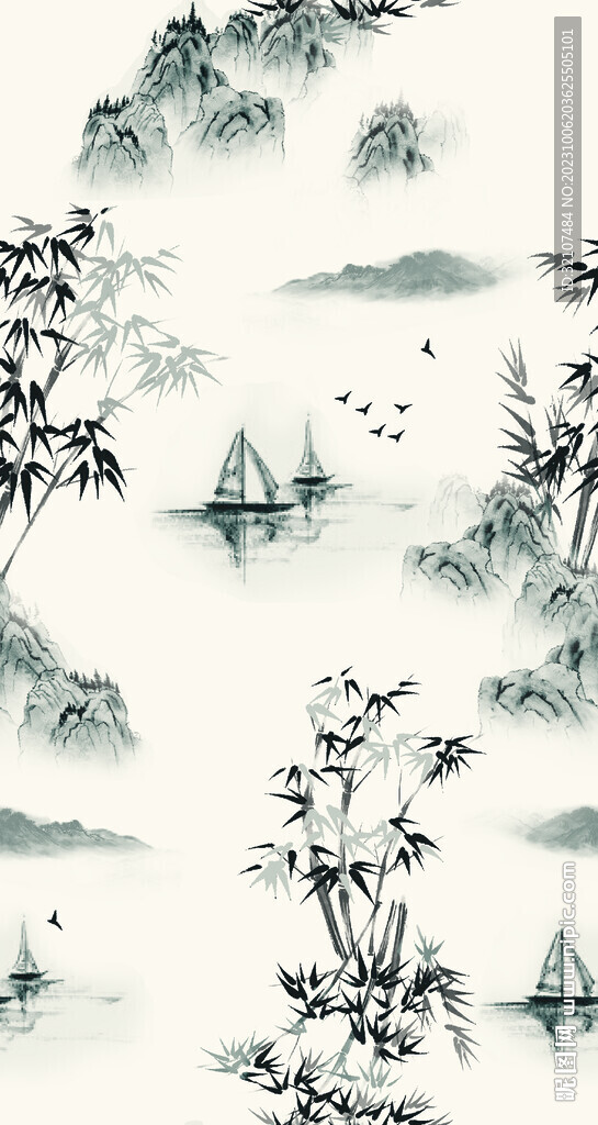 水墨画