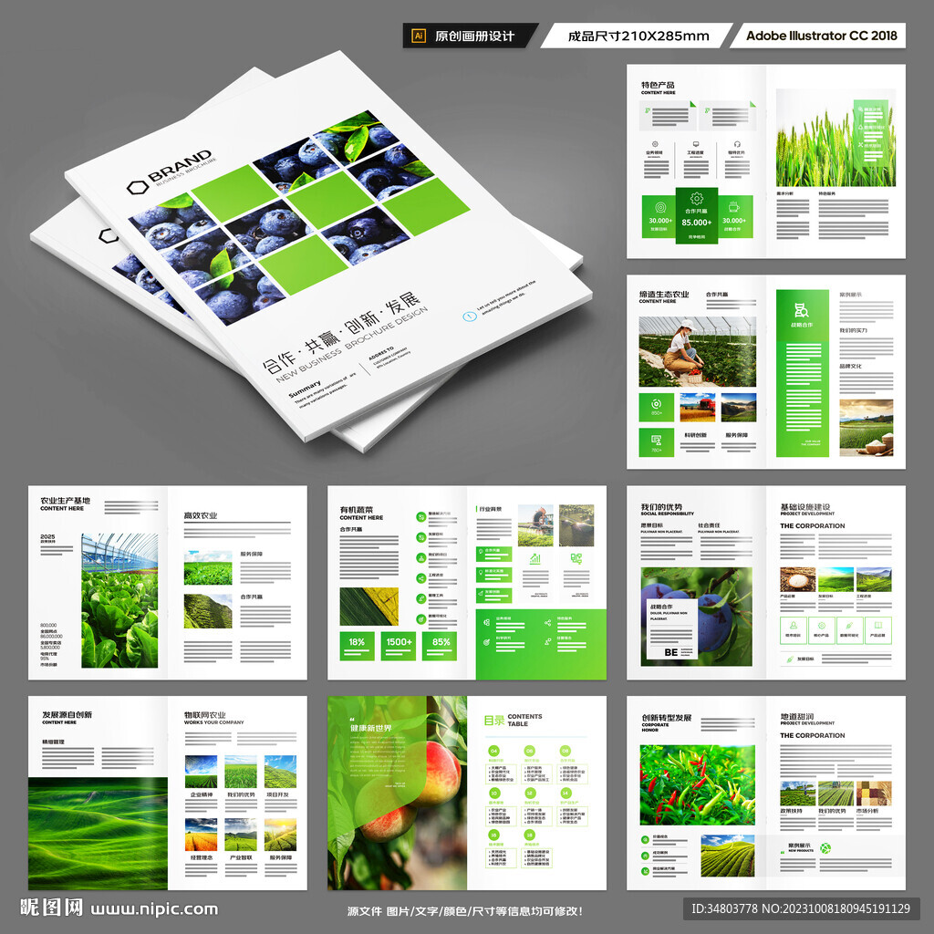 农产品画册