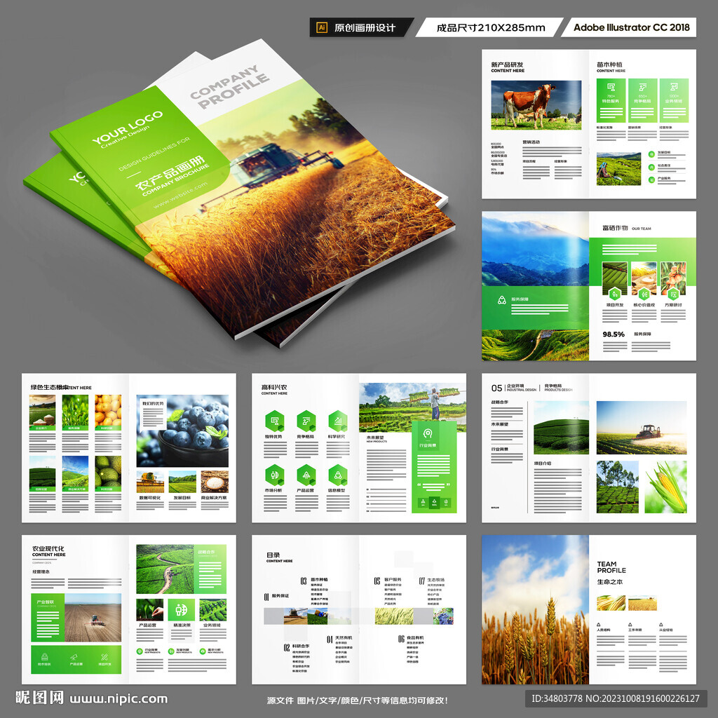 农业合作社画册