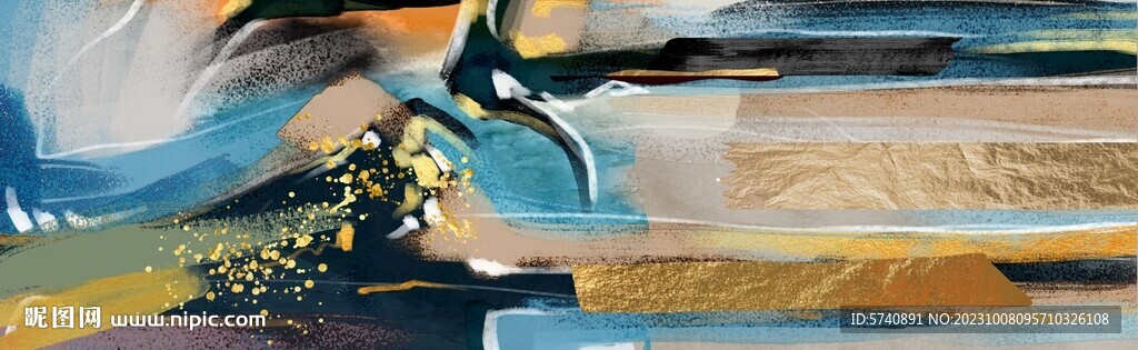 抽象油画
