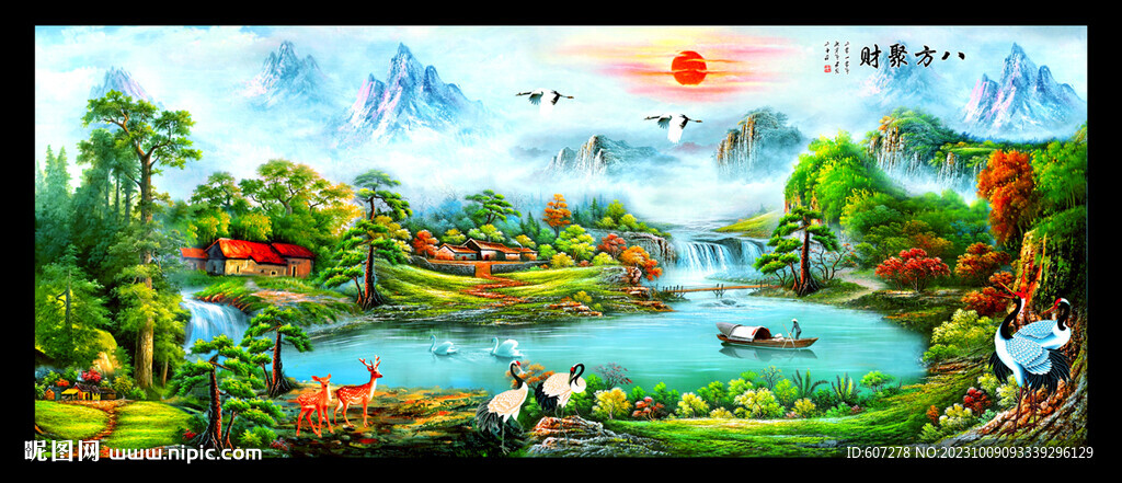 风景油画 
