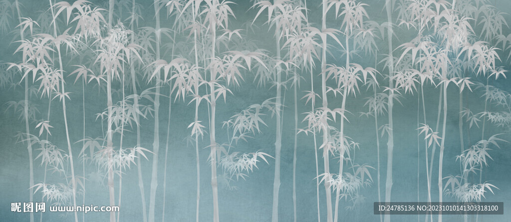 水墨竹子背景