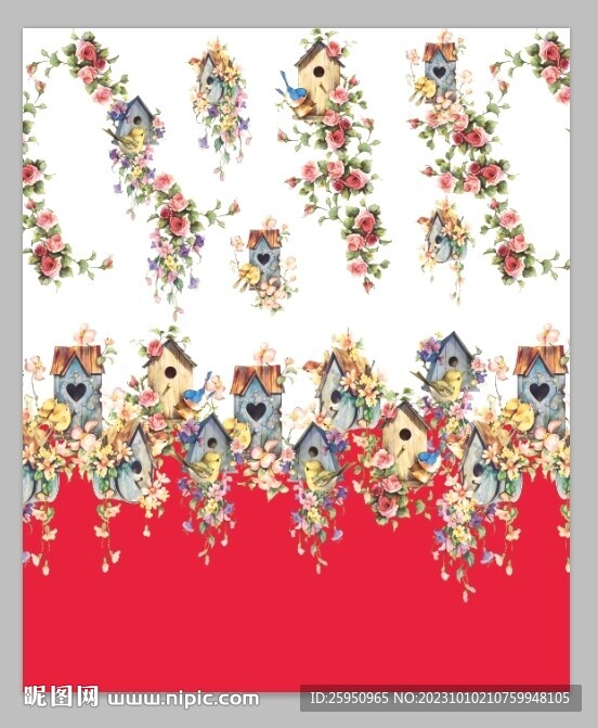 定位花裙子