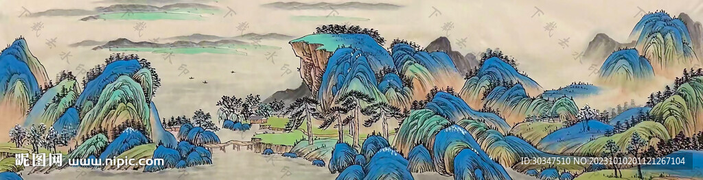 千里江山图