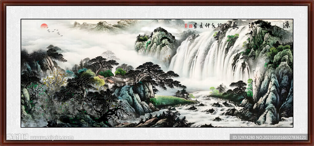 国画山水
