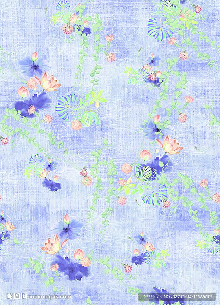 复古花