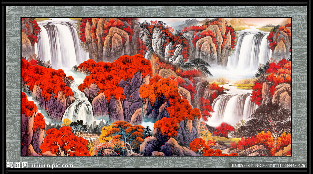山水画 