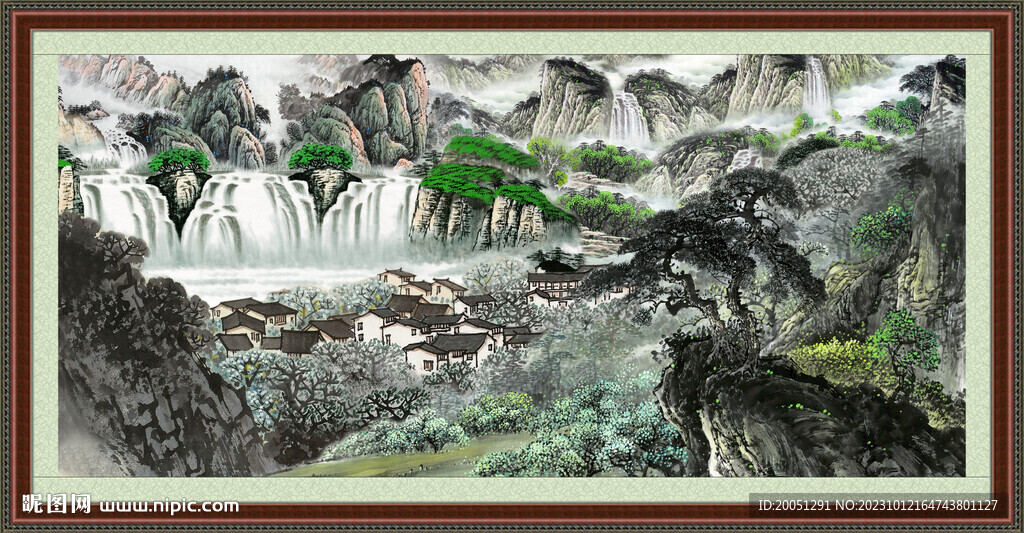瀑布风景