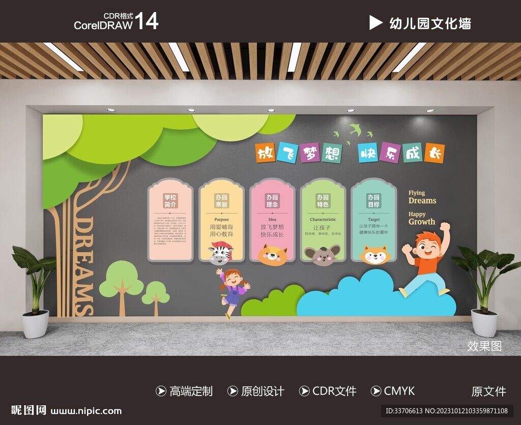 幼儿园文化墙