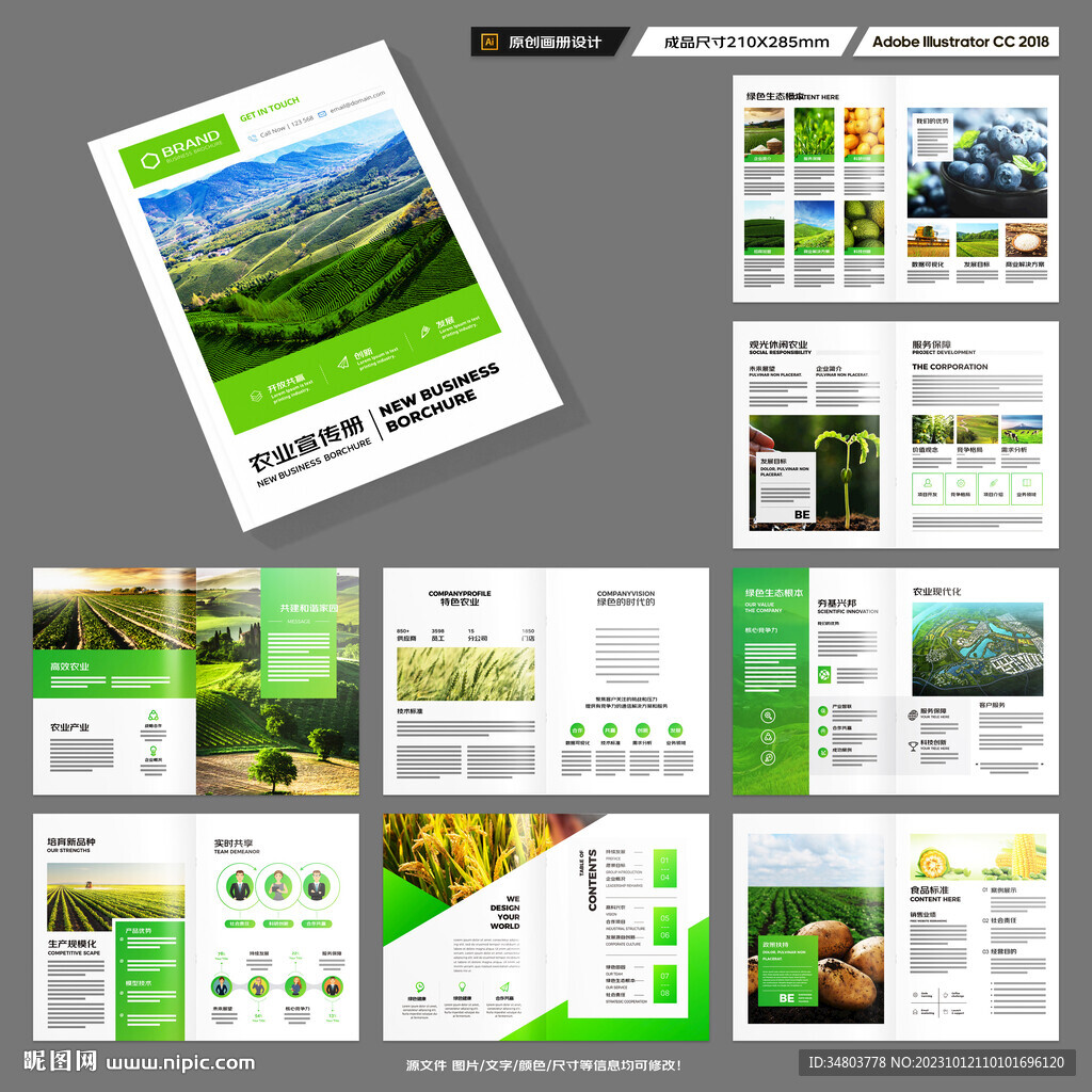 绿色农业画册