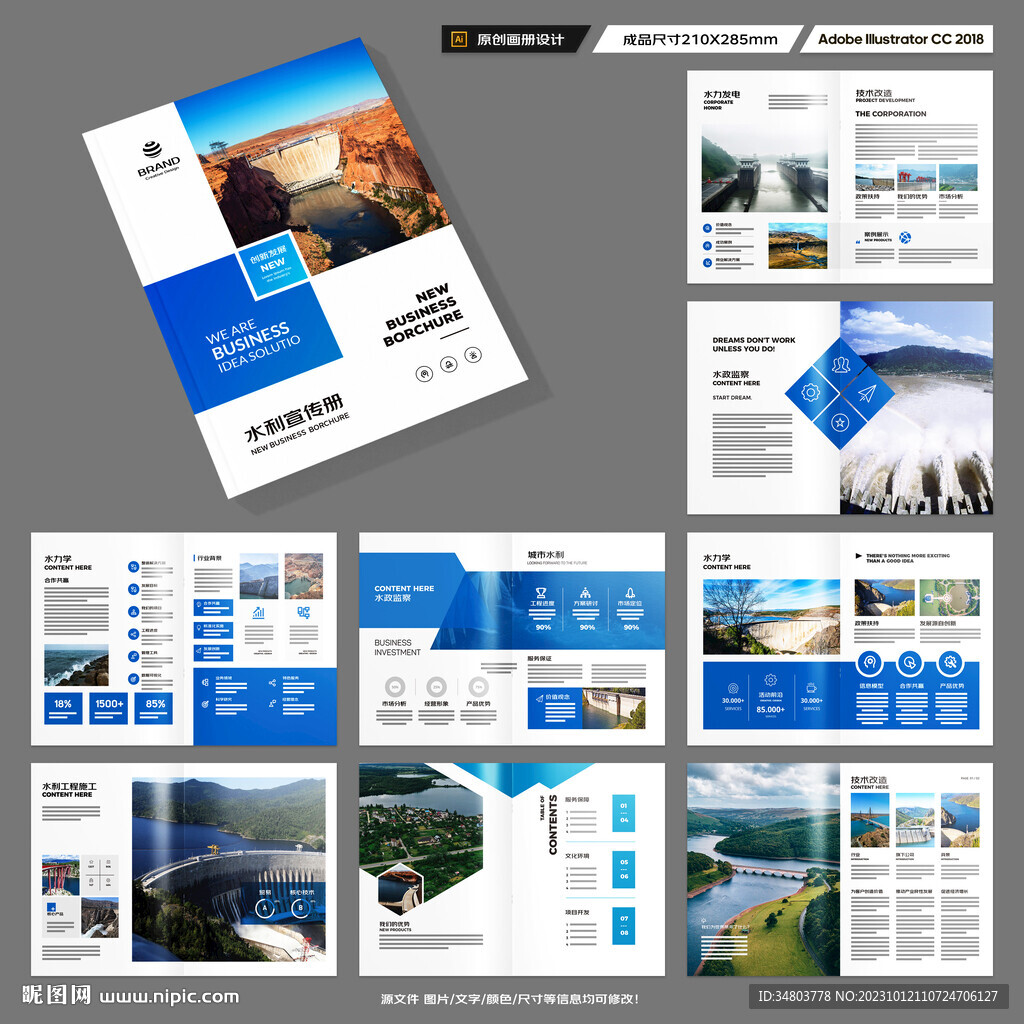 大坝宣传册 