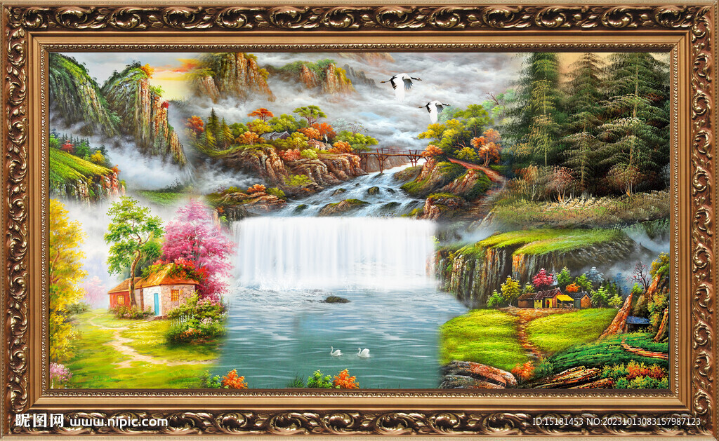 油画风景 