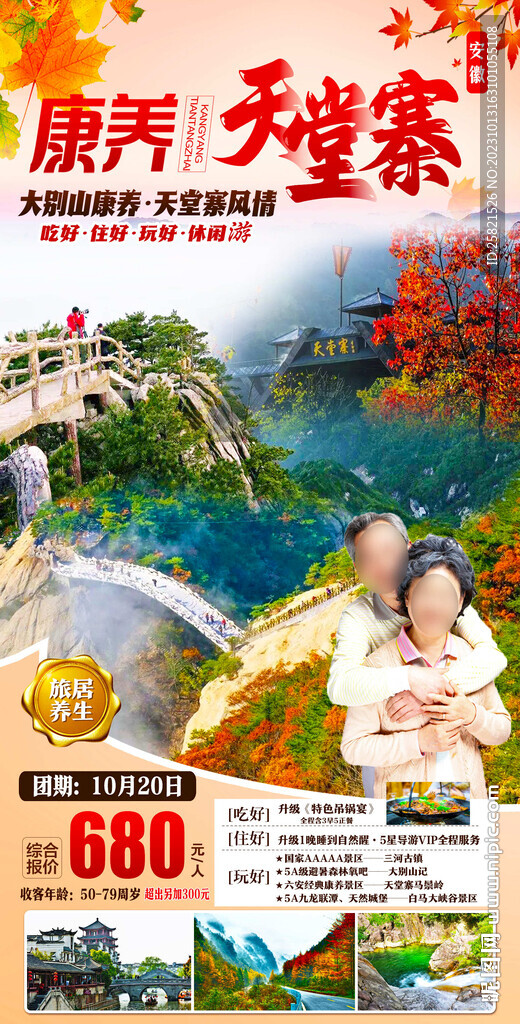 旅居旅游海报