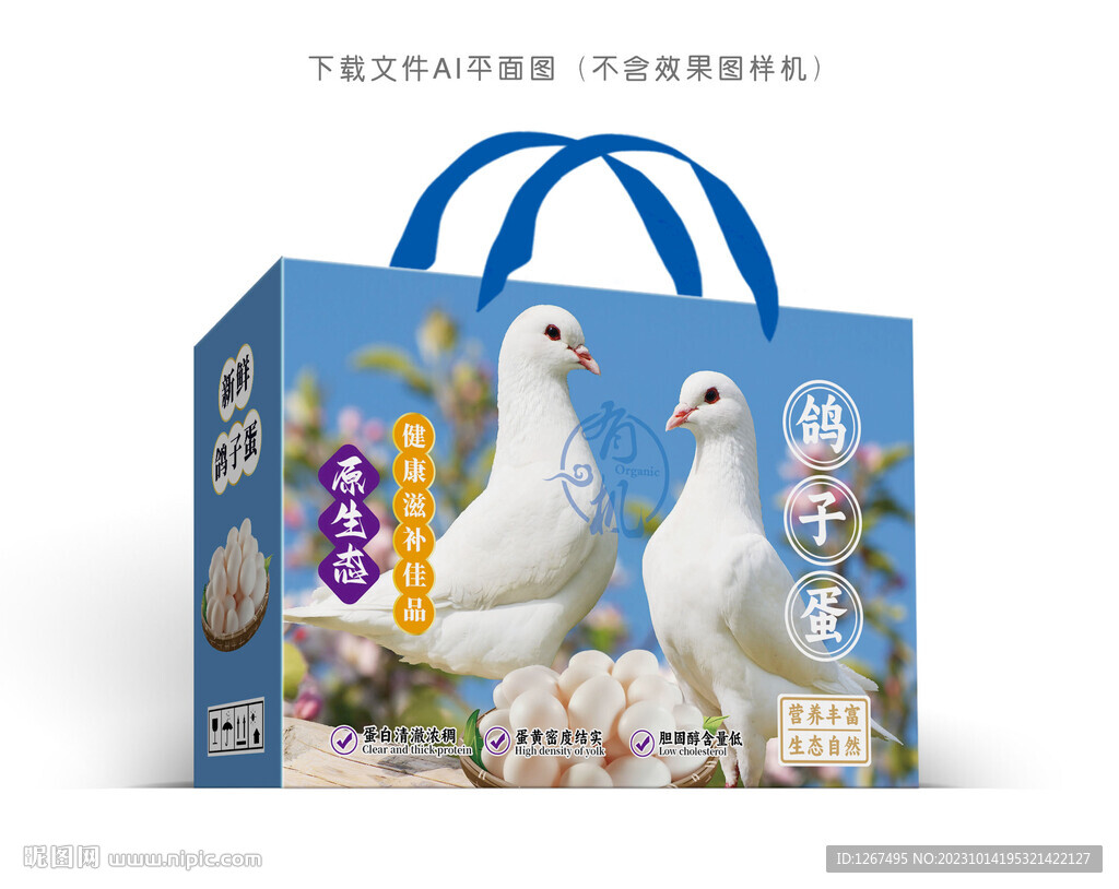 鲜鸽蛋彩盒