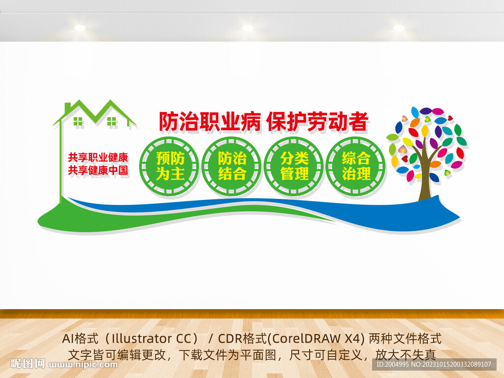 防治职业病文化墙