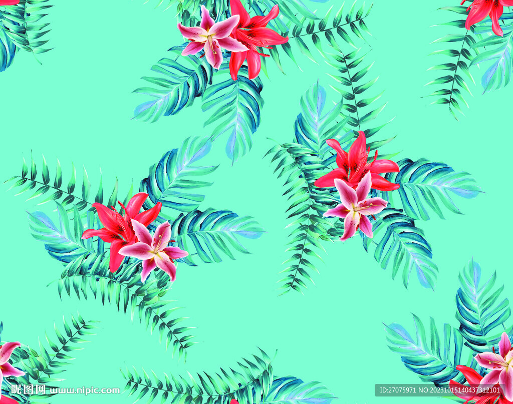 热带花