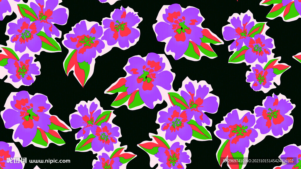 手绘花