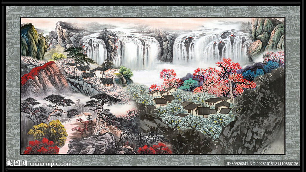 山水画 