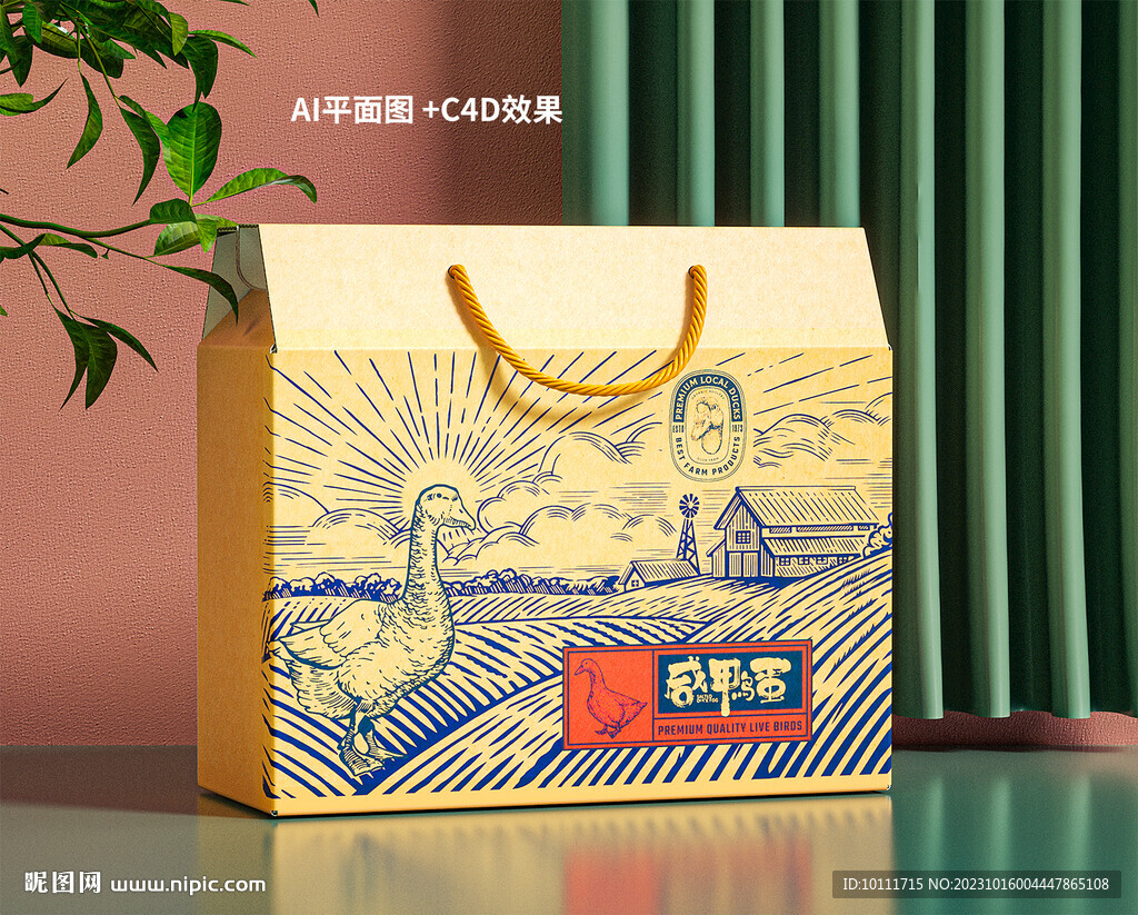 鸭蛋包装设计