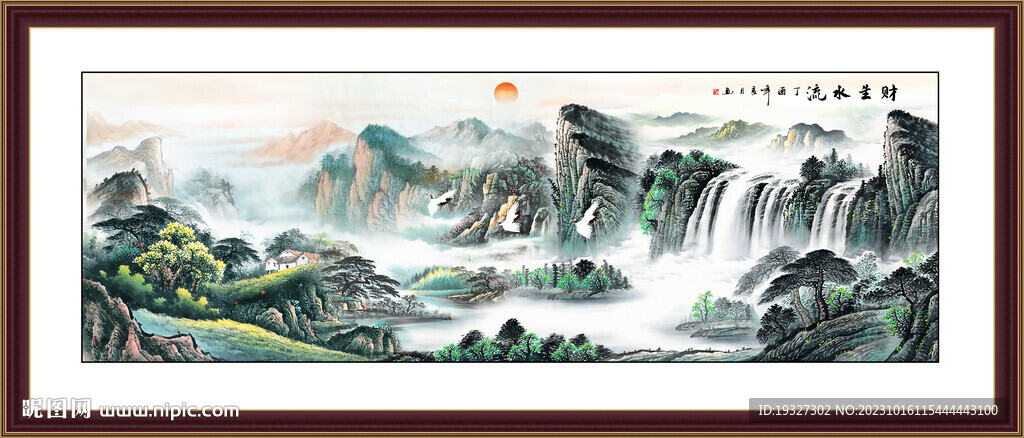 山水风景中国画