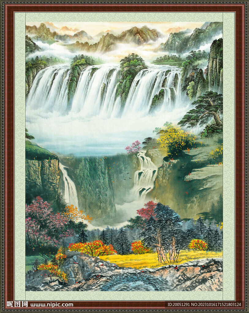 大厅山水画