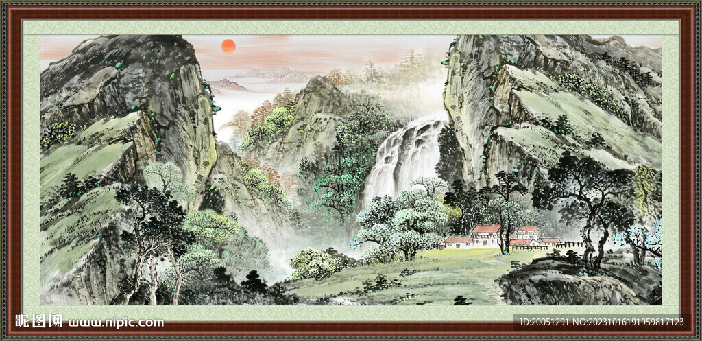 山水风景画
