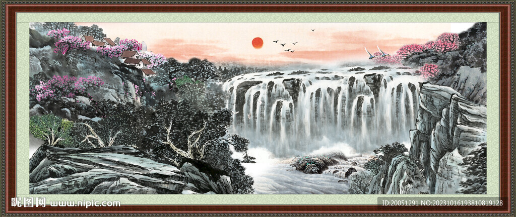 山水风景画 