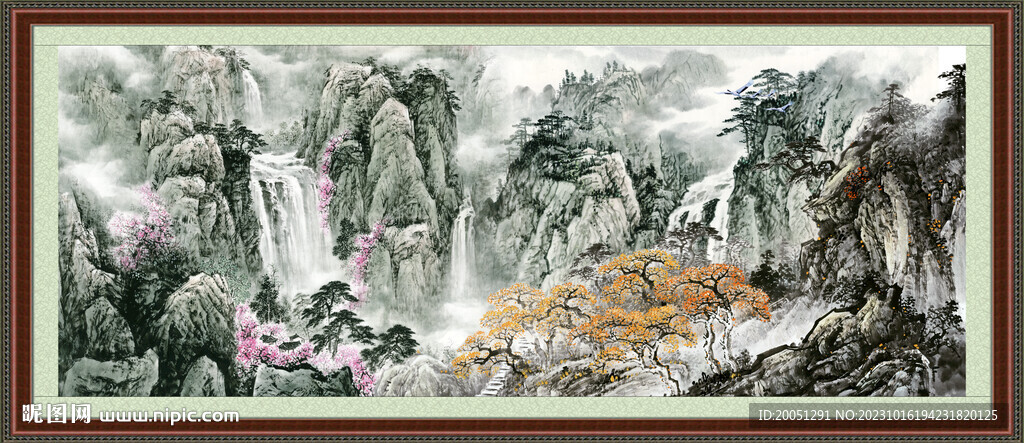 山水风景画 