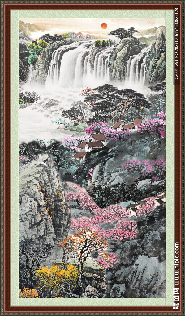 山水风景画 