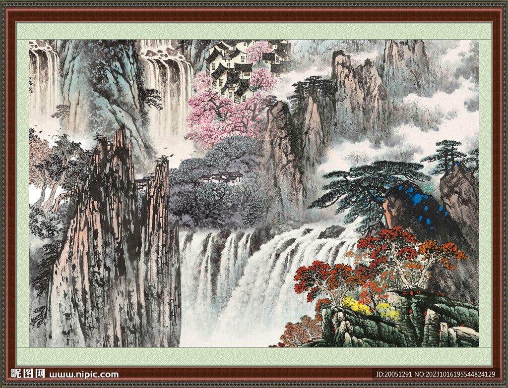 风水画 