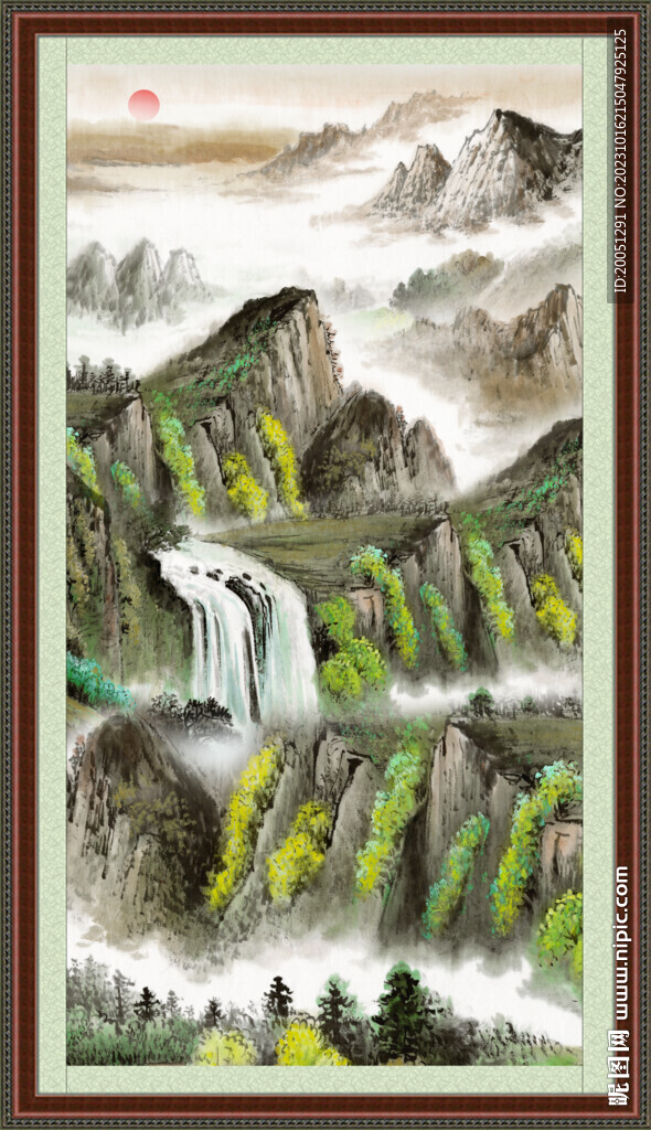 客厅山水