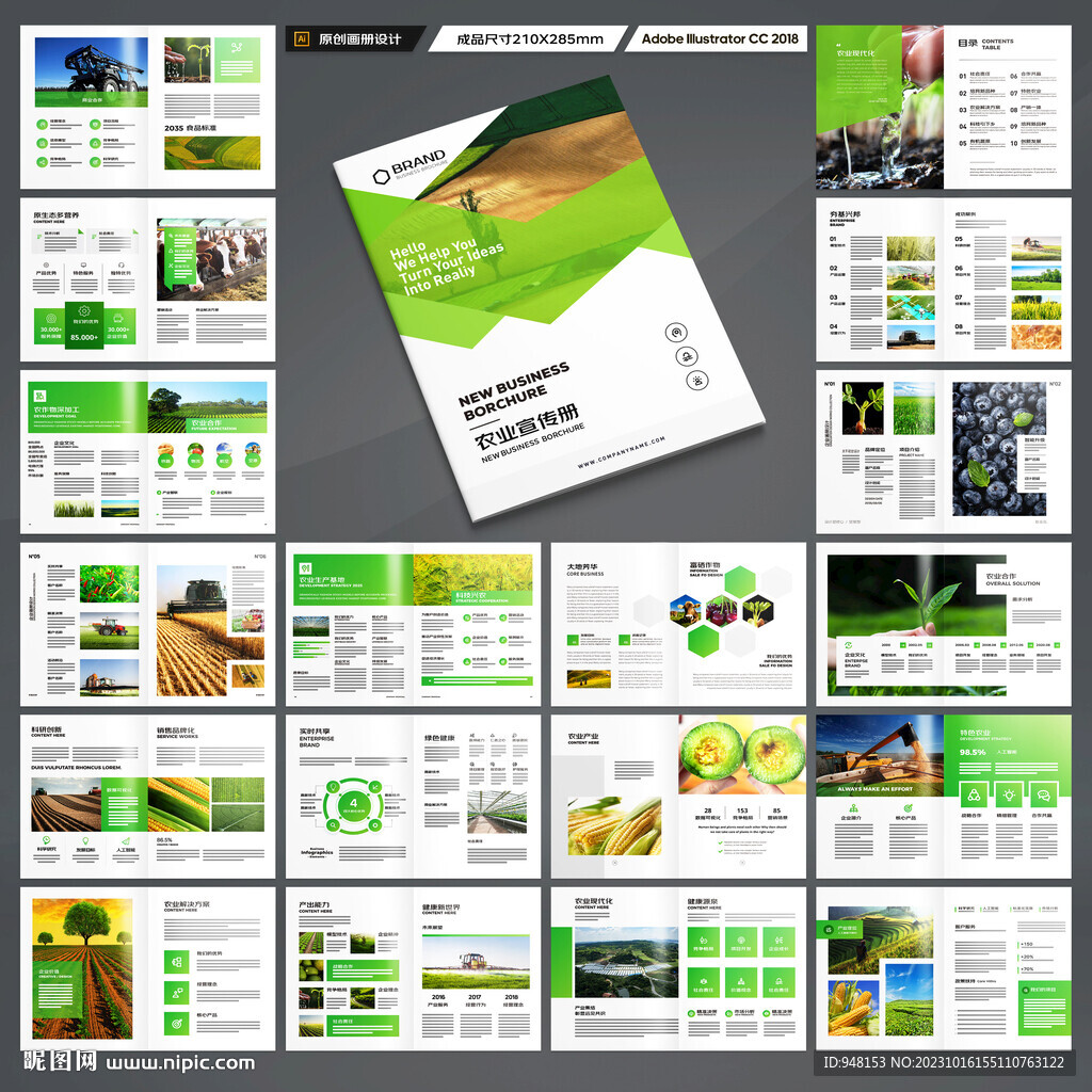 农业合作社画册