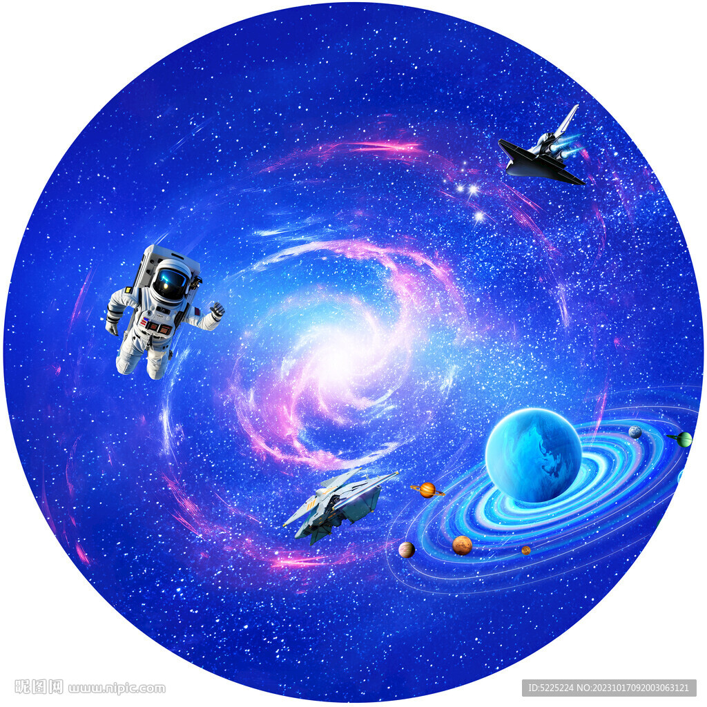圆形星空