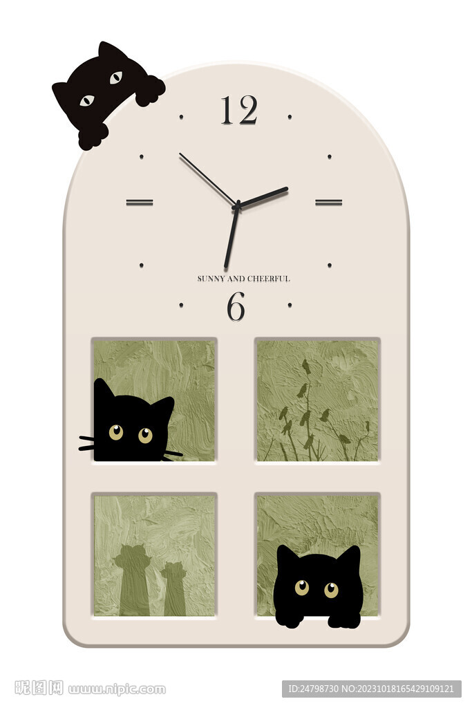 卡通猫咪挂画