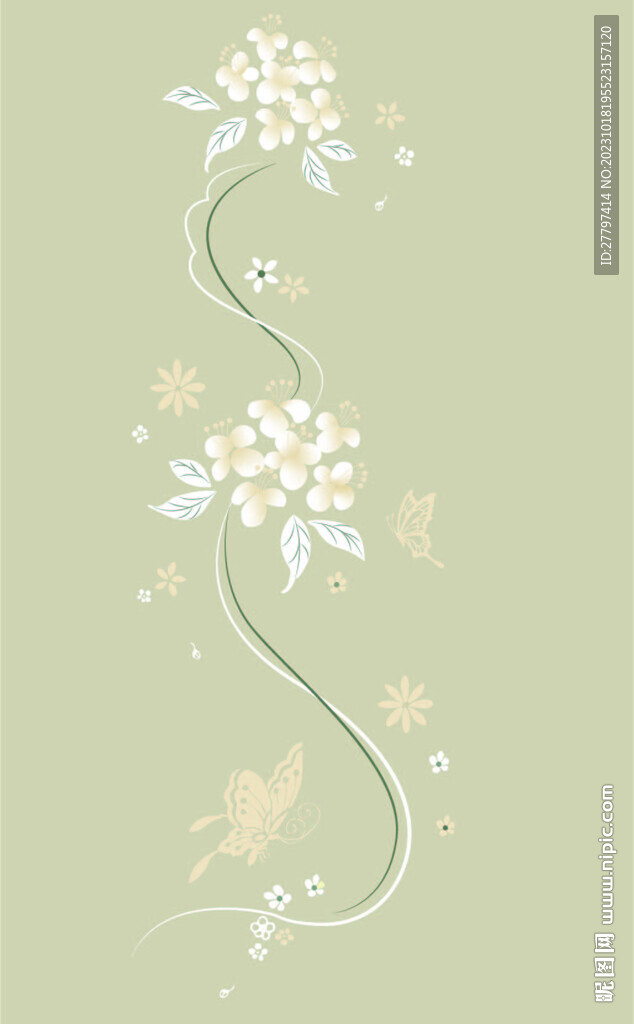 旗袍汉服绣花图案