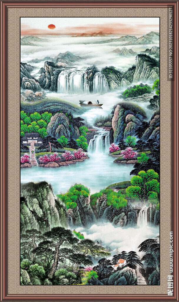 国画山水画