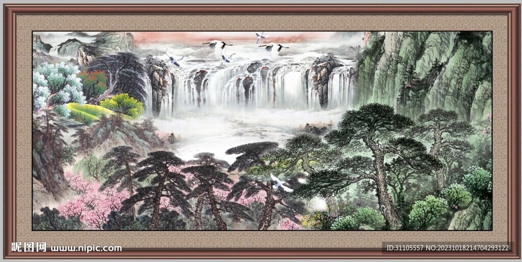 国画山水画