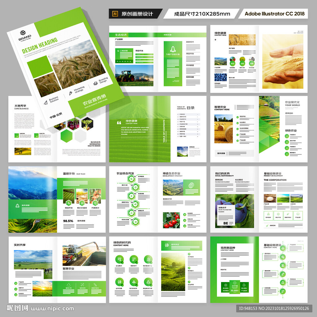 农业宣传册