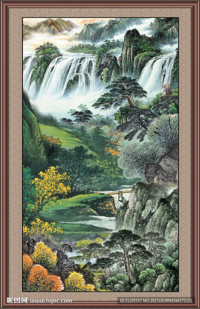 国画山水画