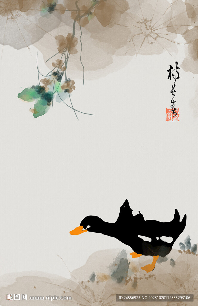 国画花鸟装饰画