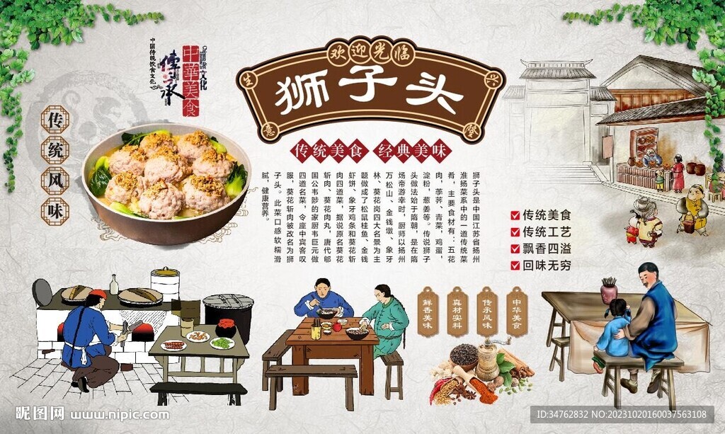 狮子头 